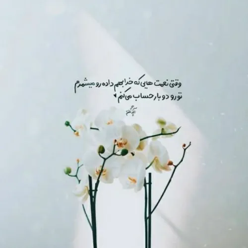 وقتی نعمت هایی که