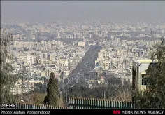 شهر اصفهان از رو کوه صفه