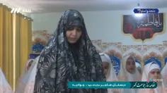 💬 پخش نماز جماعت به امامت یک خانم از تلویزیون
