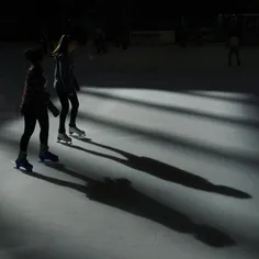 Ice skaters in Dubai, UAE. Photo by @edouphoto #dubai #ua
