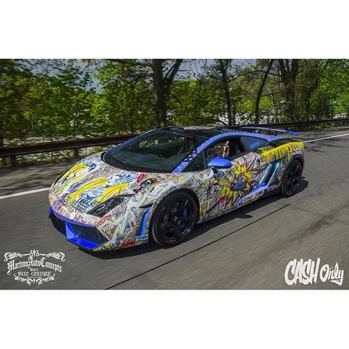 @cantojonyc LamborghiniArtCar by @layercakeny @martinoaut