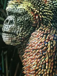 ساخت سازه ی میمون با استفاده از مداد