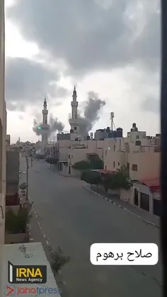 🎥 حمله توپخانه ای ارتش رژیم صهیونیستی به مسجد طیبه در شهر