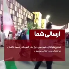 ⚠️شادی ایرانیان خارخ از ایران برای تیم ملی با پرچم مقدس ج