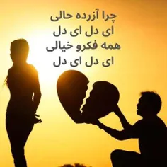 دانلود آهنگ چرا آزرده حالی ای دل ای دل همه فکرو خیالی ای دل ای دل محسن چاوشی و سینا سرلک