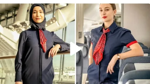 شنیدم هواپیما بریتانیایی حجاب رو به یونیفرم هاش اضافه کرد