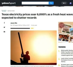 همین چند روز پیش قیمت برق تگزاس 6000 درصد افزایش پیدا کرد