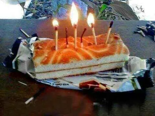 بچه ها کیک تولدم بدویین میخوام آرزو کنم:-):-):-):-)