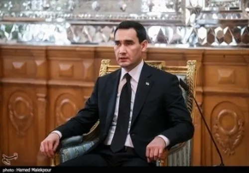 ایرنا/ رئیس جمهور ترکمنستان در جریان دیدار با حسین امیرعب