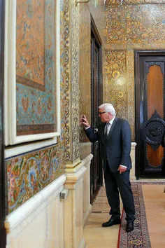 شگفتی وزیر خارجه سابق آلمان از طرح و هنر ایرانی، کاخ مرمر