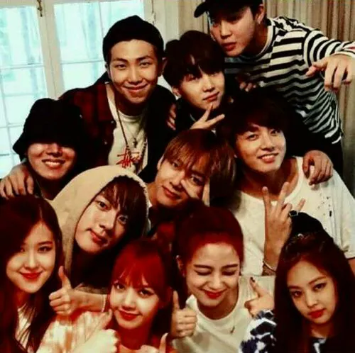 گروه های بلک پینک و بی تی اس$ $♡•♡☆.☆ KPOP BTS BLACKPINK 