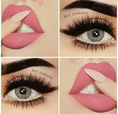 رنگ رژشو دوس دارم 💄 💋 کسی میدونه چ مارک و شماره ای این رن