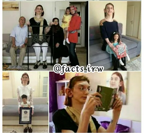 رومیسا گلگی 17 ساله اهل آنکارای ترکیه با قد 2 متر و 13 سا