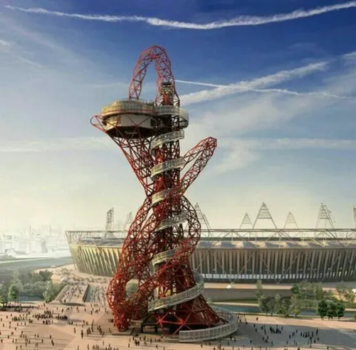 بزرگترین و پیچیده ترین سرسره جهان با طول 178 متر در لندن