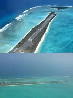 زیباترین فرودگاه جهان دروسط دریا و در جزیره Agatti هند،ای