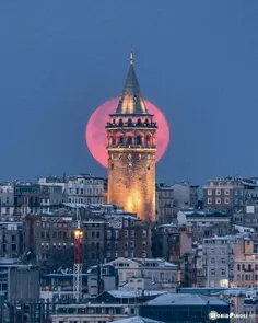 تصویری تماشایی از برج گالاتای استانبول 