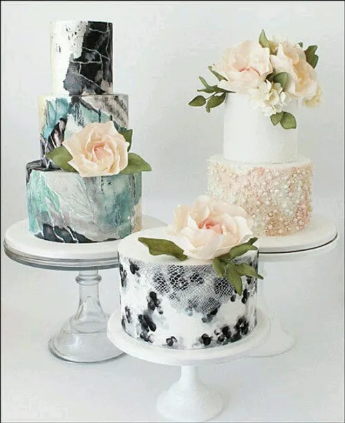 مدل های خاص تزئین کیک عقد و عروسی