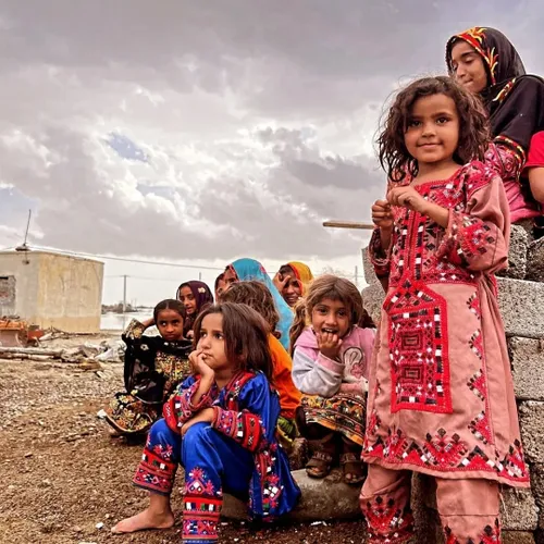 کودکان بی ریا سرزمین بلوچستانم