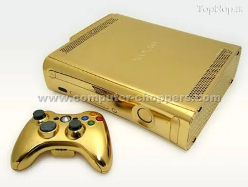 x box 360 -ساخته شده از طلا