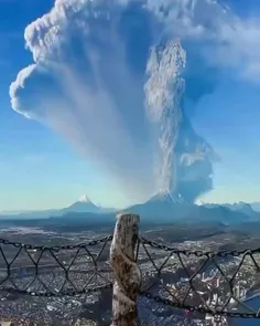 فوران آتشفشان Calbuco در شیلی،تو این هفت ثانیه کوتاه قدرت