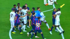 درگیری های شدید ستاره های رئال مادرید با بازیکنان حریف