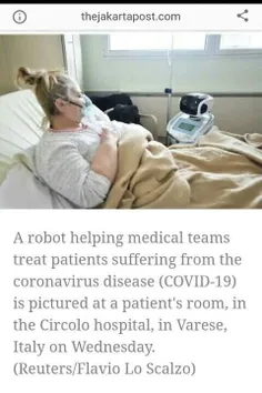علت مرگ پزشکان و پرستاران ما شاید همین نبود ربات پرستار ب