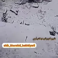 بارش برف شدید در روستای زلزله زده #سی_سخت