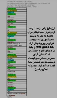 اهداف کامبک آلبومBE