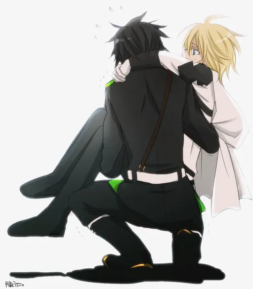 Mikayuu😆 😊 yuumika😋 💟 mikaela hyakuya💙 🍃 yuichiro hyakuya