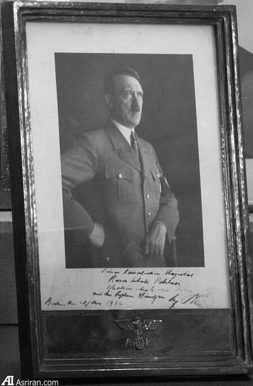 هدیه هیتلر به رضا شاه پهلوی...............متنش تو عکس بعد