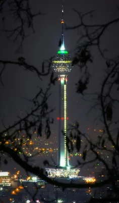 نمایی زیبا از برج میلاد/تهران #ایران
