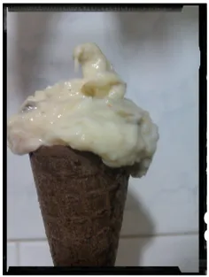 سالاد الویه در قیف بستنی