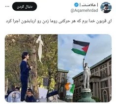 هردو دختر اند‌‌‌ ...یکی پرچم آزادی(فلسطین) را بالا برد و یکی آزادی حقیقی(حجاب) را به چوب گرفت و بالا برد...فرق است بین انسانیت و حیوانیت