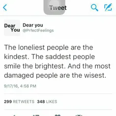 تنهاترین افراد مهربون‌ترین‌ها هستن ، غمگین‌ترین افراد بیش