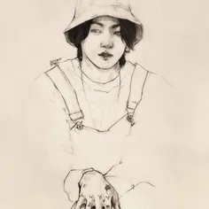 نقاشی جانگ کوکی🐰🐇