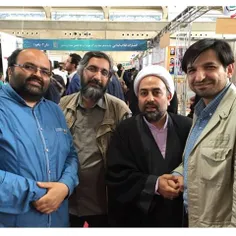 با سه نفر از دوستانِ جان در نمایشگاه کتاب تهران ، وحید جل