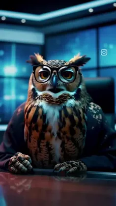 آفرین #هوش_مصنوعی ولی جغد که دندون نداره🤣