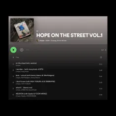 جی‌هوپ در نویسندگی تمامی ترک‌های آلبوم HOPE ON THE STREET