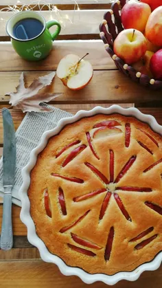 کیک تارت سیب