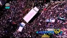 حضور پر شور مردم تبریز در مراسم تشییع شهید آل هاشم