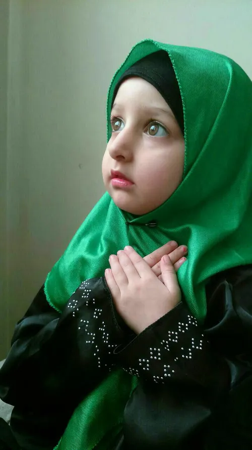 ضحی خانم چهارساله من حجاب را دوست دارم
