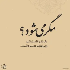 مگر می شود یک نفر را