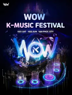 طبق لاین‌آپ منتشر شده در فستیوال WOW K-MUSIC که بیست و یک