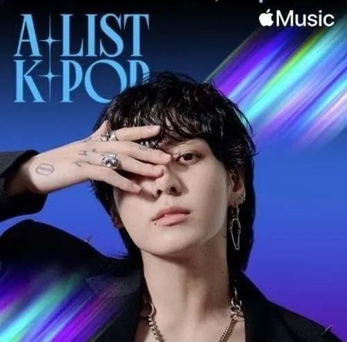 عکس جونگکوک روی کاور پلی لیست The A-list: K-pop قرار گرفت