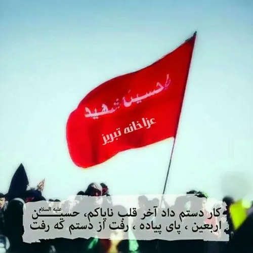 💔 عهدکردم در عزایت مبتلا باشم،نشد