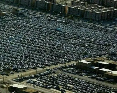 پارک 100 هزار ماشین در مرز مهران !