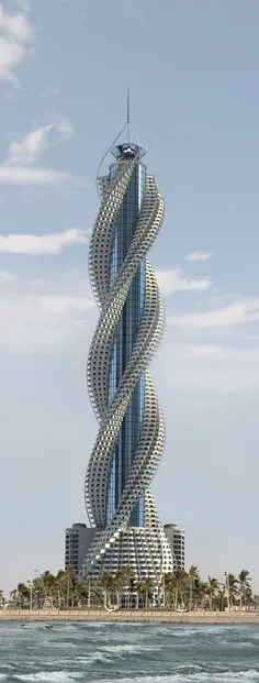 Diamond Tower, Jeddah, Saudi Arabia designed by Buruoj En