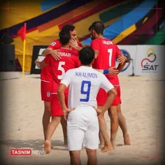 تیم ملی فوتبال ساحلی مقتدرانه صعود کرد