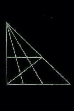 چند تا مثلث می بینی