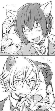 گوشاشونو😄 😻 😻 😻 #bungostraydogs